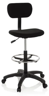 Produktbild von hjh OFFICE Counterstuhl TOP WORK 05 Arbeitsstuhl ohne Armlehnen Stoff