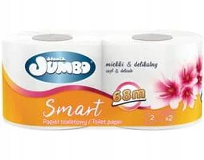 Zdjęcie produktu dla Papier toaletowy Jumbo Smart 2 rolki