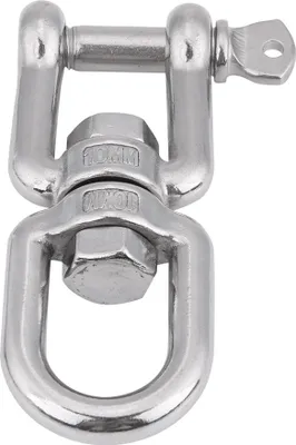 Produktbild von Wirbelschäkel, Wirbelring-Schnappschäkel, Edelstahlschäkel, Schnappschäkel, Wirbel-Schnappschäkel, Edelstahl-Schnappschäkel