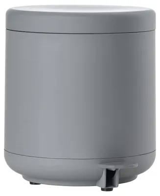 Image de Elzusha - Poubelle à pédale pour salle de bain, avec système de fermeture douce et d'une capacité de 4 litres