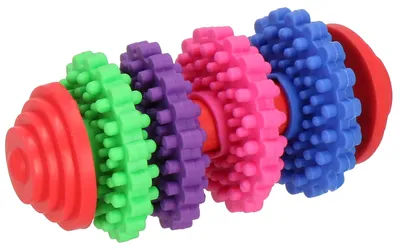 Productafbeelding van Hondenspeelgoed - Kauwbeen - Apporteren -Honden - Speeltje -Meerkleurig - 9,5 cm