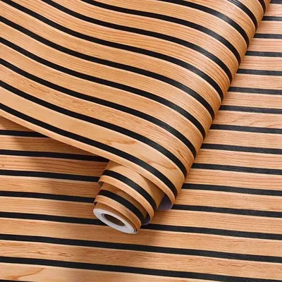Produktbild von Selbstklebende, abnehmbare Tapete in Holzoptik mit 3D-Effekt, 45 cm x 10 m, ideal für Wände, Kamine, Möbel, Tische und Schränke.