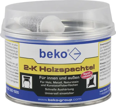 Produktbild von Beko 2-K Holzspachtel 1 kg ähnlich eiche, inkl. Härter