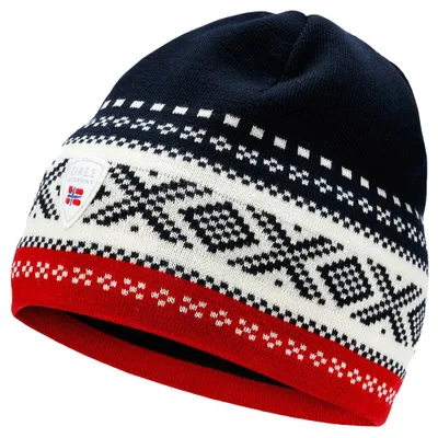 Produktbild von Dystingen Hat mehrfarbig Größe one size Farbe navy offwhite raspberry
