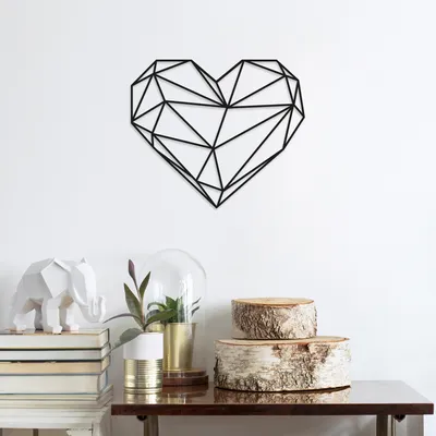 Obrázek produktu pro Nástěnná dekorace Tanelorn 891TNL1170, 40x47 cm, Kov, Černá