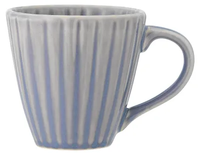 Produktbild von Bloomingville Latina Becher, Steingut, D8,5xH8,5 cm, 220 ml (Hellblau)