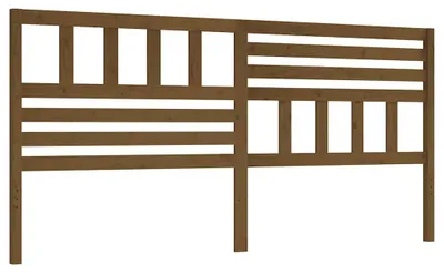 Obrázek produktu pro vidaXL Čelo postele medově hnědé 186x4x100 cm borovicový masiv