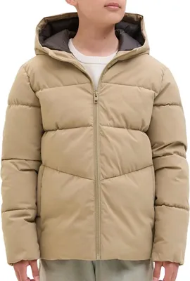 Produktbild von Jack & Jones Global Hooded Puffer Winterjacke Kinder