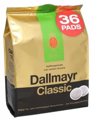 Zdjęcie produktu dla Dallmayr classic coffee pads mocno aromatyzowane 36 sztuk 252g