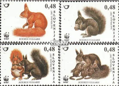 Produktbild von Briefmarken Slowenien 2007 Mi 636-639 (kompl.Ausg.) postfrisch Weltweiter Naturschutz