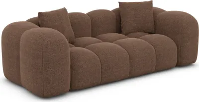 Produktbild von Strukturstoff 2-Sitzer Couch Valora Braun