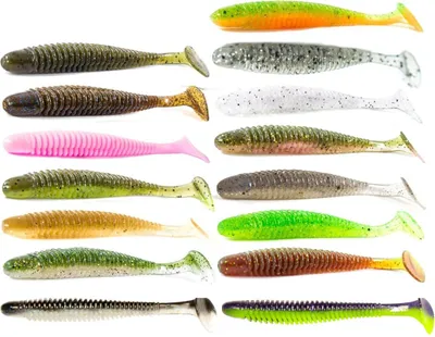 Produktbild von Noike Wobble Shad 3' 7,6cm - 9 Gummifische, Noike Farbe:Fire Tiger UV
