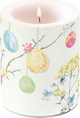 Produktbild von A - Ostern – Kerze gross – Candle Big – Format: Ø 12 cm x 10 cm –