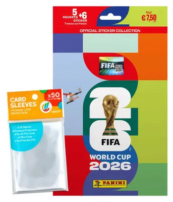Image de Bundle mit World Cup 2026 Sticker - 1 Multipack+ exklusive collect-it Hüllen