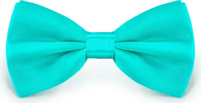 Produktbild von Fliege Türkis Größe verstellbar aus Polyester einfarbig uni schmale 12 cm