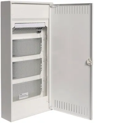 Produktbild von HAGER Modularer Verteiler 4x12 Aufputz mit Dose 3x230V Volta VA48NWP