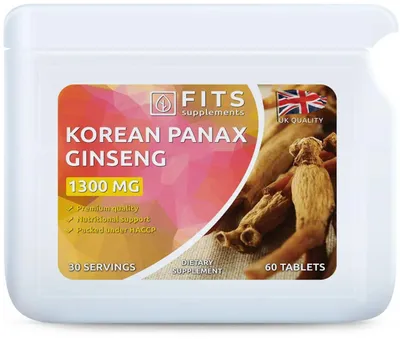 Produktbild von Koreanischer Ginseng 1300 mg, 60 Tabletten