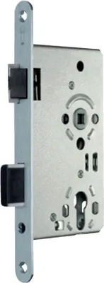 Produktbild von SSF Objekt-Einsteckschloss Serie 24 PZW FR 20/55-72-08 LS EST rd. Kl.4, Flüsterfalle