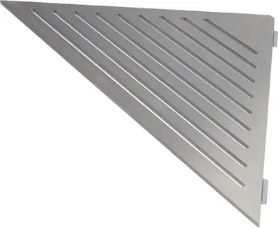 Produktbild von Duschablage PROSHELF Basic Edelstahl gebürstet 400 mm Eckregal