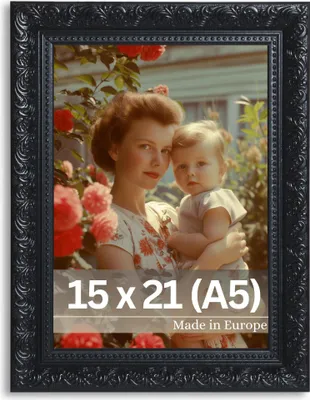 Produktbild von Bilderrahmen "Rubens" - Farbe: Schwarz - Größe: 15 x 21 cm