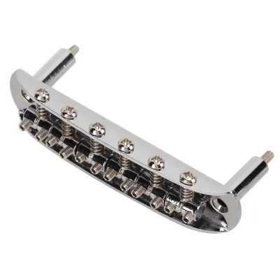 Obrázok produktu pre Mostík pre elektrickú gitaru, 6-strunová koncovka, kovový, príslušenstvo pre Jazzmaster, strieborný