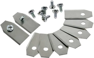 Produktbild von 9x Ersatz-Messer-, Schneid-Klingen 0,75mm kompatibel mit Gardena Sileno Mähroboter