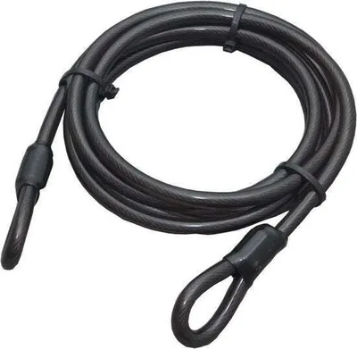 Zdjęcie produktu dla Stalowa linka Stahlex z pętlami - 2 metry x 12 mm - plastyfikowana