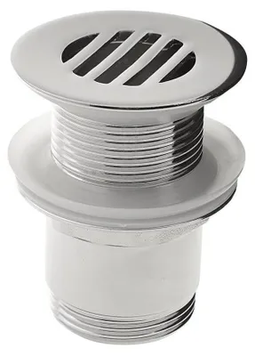Image de Sapho Accessoires - Orifice non obturable 1 1/4, avec grille, chromé CV2009