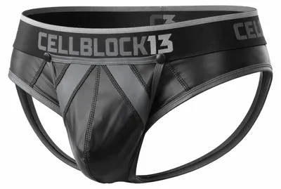 Immagine prodotto di CELLBLOCK 13 - Intimo da Uomo Sospensorio - Anti-Chrome Snap Up Jock Brief Grey - 1x Taglia M