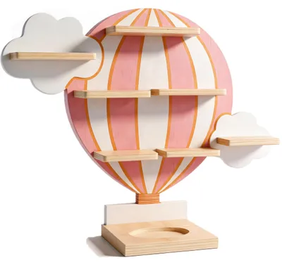 Productafbeelding van Wandplank voor de Toniebox met een ballonontwerp