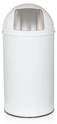 Produktbild von hjh OFFICE Mülleimer 50 Liter PUSH 50L Abfalleimer Mülltrenner rund für Küche, Büro mit Schwingdeckel 74.0 x 35.0 x 35.0 cm