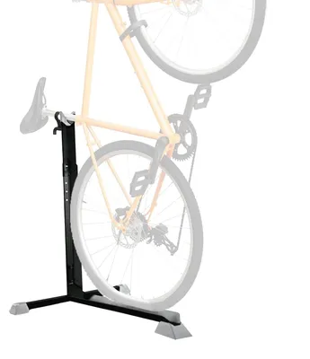 Fahrradständer, freistehend, vertikal, höhenverstellbar 63-77 cm, schwarz