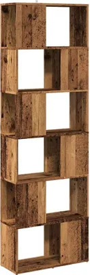 Produktbild von vidaXL Bücherregal/Raumteiler Altholz-Optik 60x24x186 cm