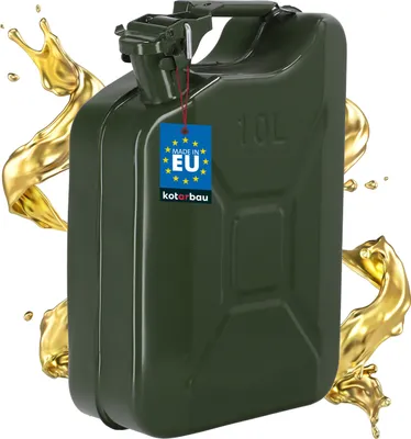 Produktbild von KOTARBAU® Kovový kanystr na benzín 10 l pro skladování pohonných hmot a kapalin