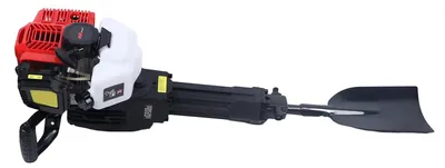 Produktbild von Benzin Erdlochbohrer - 2-Takt Bodenbohrer - 52cc Motor - 1900W leistungsstarker Pfostenlochbohrer - Für Zaunpfähle & Gartenbau - Schwarz