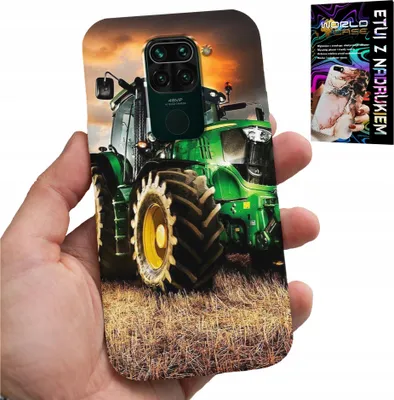 Zdjęcie produktu dla Etui Do Xiaomi Note 9 - Traktor Ciągnik Rolniczy Farma + Szkło