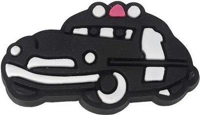 Produktbild von Shoe Charms für Clogs Schuh Pin Fahrzeuge Anstecker für Crocs Polizeiauto