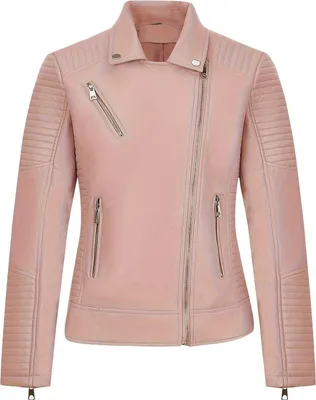 Productafbeelding van Currero Leren Jas Dames Roze XL
