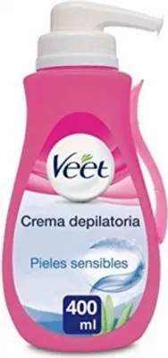 Produktbild von Veet Sensitive Enthaarungscreme mit Spender 400 ml