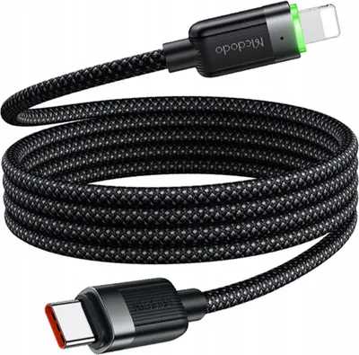 Produktbild von Mcdodo CA-2010 USB-C auf Lightning Kabel, 36W, selbstaufrollend