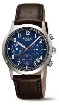 Produktbild von Boccia Herren Titan Chronograph Solar 3735-02
