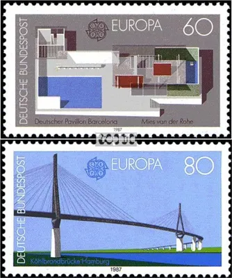 Produktbild von Briefmarken BRD (BR.Deutschland) 1987 Mi 1321-1322 (kompl.Ausg.) FDC Europa