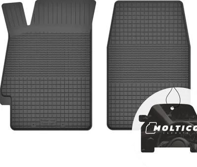 Produktbild von Vorne Gummimatten mit Rand Auto Fußmatten Gummi Automatten Passgenau 2-teilig Set - passend für Renault Captur 2013-2019