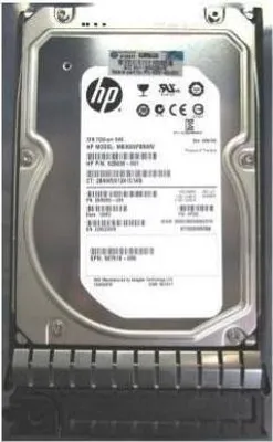 Produktbild von HPE 3TB hot-plug dual-port SAS hard disk drive, 3 TB, 7200 RPM, 3.5", SAS