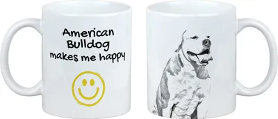 Produktbild von Art-Dog Keramiktasse American Bulldog