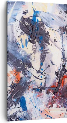 Produktbild von Bild auf Leinwand - Leinwandbild - Einteilig - Abstraktion verschüttet Farben - 45x80cm - Wand Bild - Wanddeko - Wandbilder - Leinwanddruck - Bilder - Wanddekoration - Leinwand bilder - PA45x80-4383