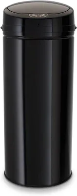 Produktbild von Elektrischer Mülleimer 42L Edelstahl schwarz