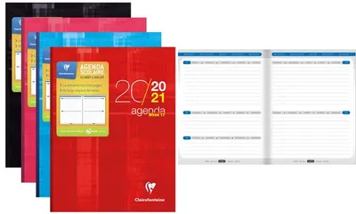 Produktbild von Clairefontaine 9899C, Muster, Gemischte Farben, 156 Blätter, 90 g/m², Softcover, Universal
