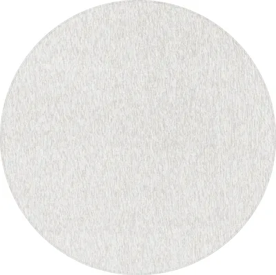 Imagen del producto de Alfombra redonda de pelo corto, color crema, para sala de estar, 200x200 cm, de un solo color
