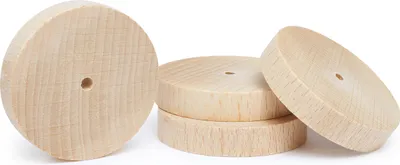 Produktbild von VBS Holzscheiben/Räder, Ø 50 x 10 mm, 4 Stück